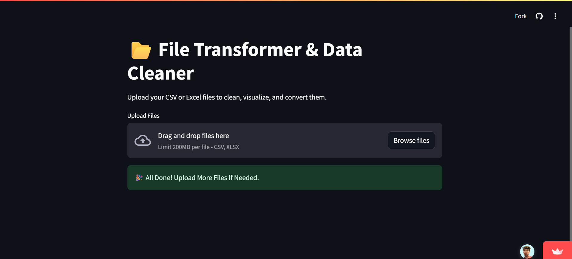 File Transformer & Data Cleaner