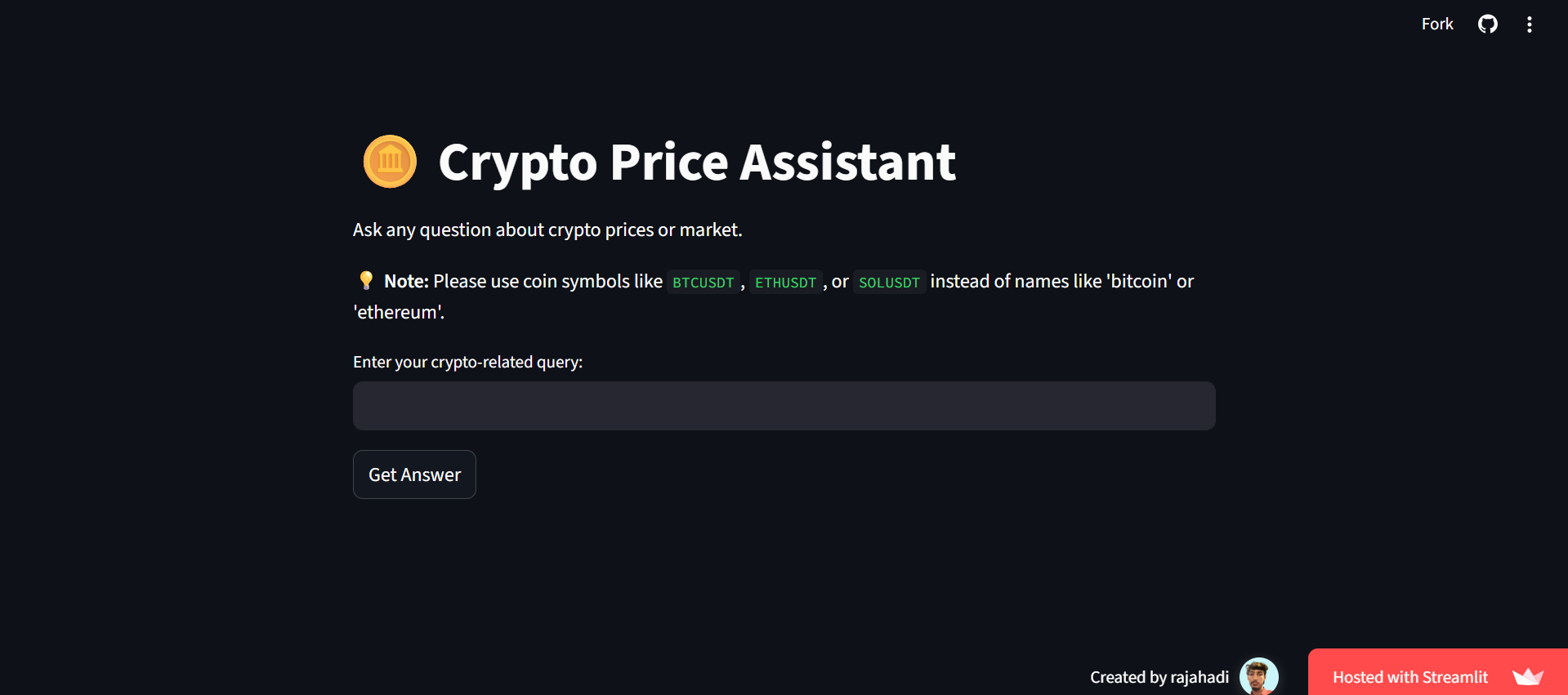 Crypto-Assistant-Agent